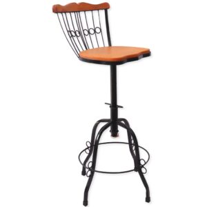 Banqueta Bistrô Regulável E Giratória Para Cozinha Americana