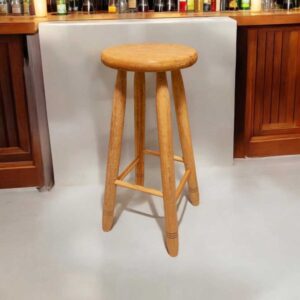 Banquinhos Grande em madeira maciça 70cm Altura - Banco tamborete banqueta Alta