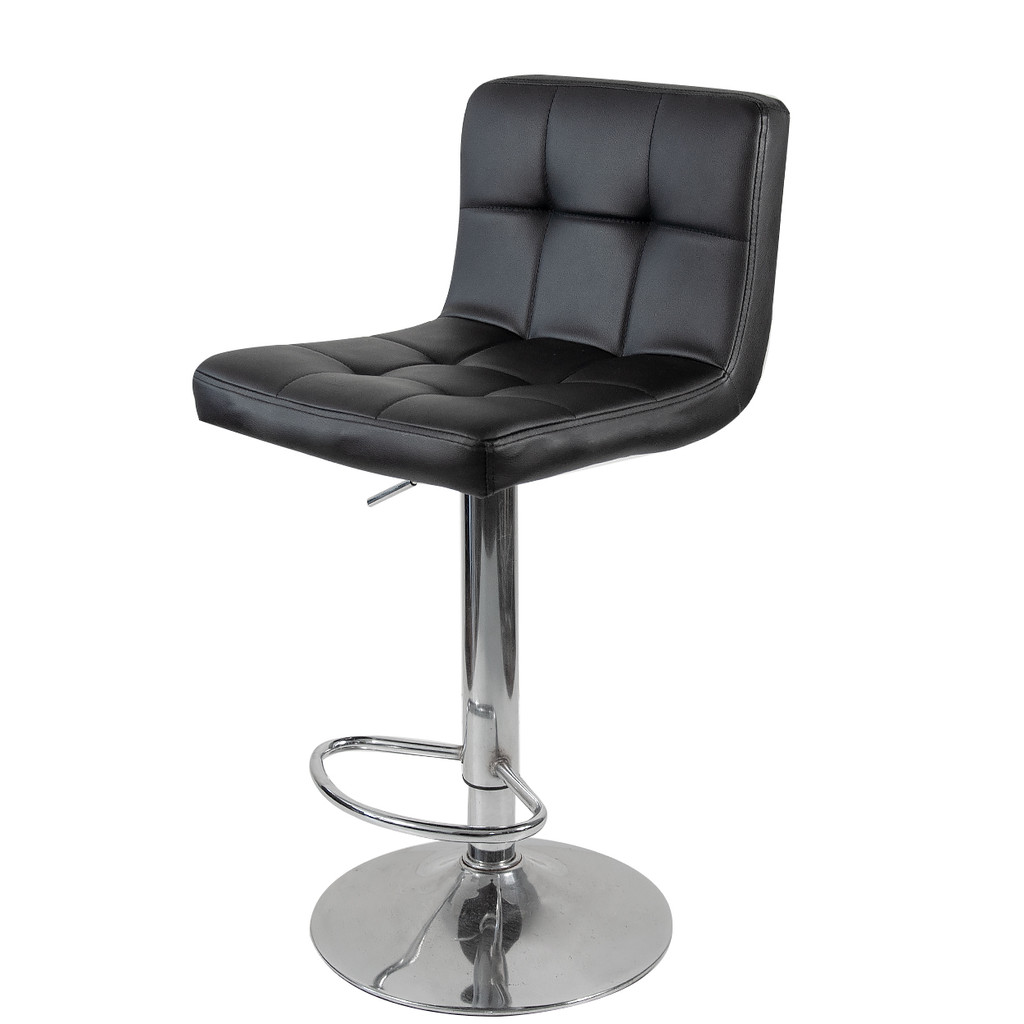 Kit 3 Banqueta Gomos para Cozinha Bar Bancada balcão Americano em Material Sintético 3-35 Preto