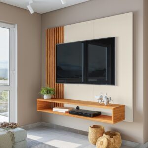 AJP Móveis Painel Para Tv Até 55 Polegadas Cairo Design Moderno Com Nicho Organizador - VÁRIAS CORES