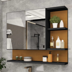 QUEIMA DE ESTOQUE!!! Armário Espelheira com Porta Cleo- VÁRIAS CORES