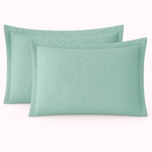 Kit 2 Capas Porta Travesseiro Fronha Matelado - Essência Enxovais - Só belle - Verde