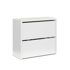 Sapateira Organizadora 2 Portas Basculante varias cores - MEL - BRANCO