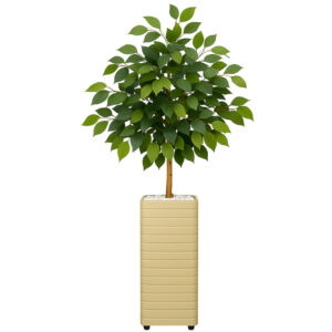 Planta Artificial + Vaso Decorativo Enfeite Casa e Decoração Sala Quarto Escritório