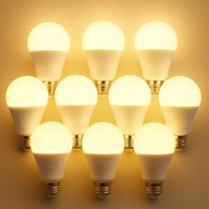 Kit Lâmpada Led Bulbo Econômica 12w 3000k Branco Quente Bivolt 110v 220v Luz Amarela Aconchegante