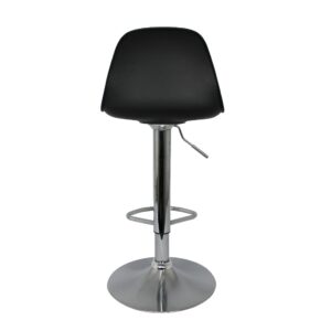 Banqueta Eiffel Giratória Estofada com Encosto Sala de Jantar