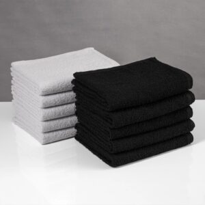 Kit 6 Toalhas 100% Algodão – Para Salão, Barbearia, Estética e Manicure