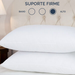 Kit Com 02 Travesseiro Percal 180 Fios Algodão Toque De Pluma