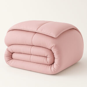 Edredom Solteiro, Casal e Queen 400 Fios 100% Micropercal Dupla Face Antialérgico Promoção - Rosa