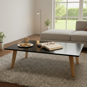 Mesinha De Centro Mesa Pequena Decorativa Sala de Estar Pés Palito Madeira Maciça Várias Cores Promoção