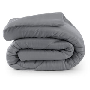 Edredom Colcha Cama Casal Queen Solteiro 01 Peça Dupla Face Atacado - CINZA