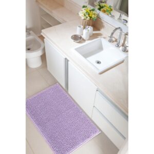 Kit 3 Tapetes Banheiro Antiderrapante Bolinha Microfibra Super Absorvente Lavável 38x58 Macio