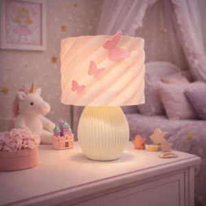 Abajur Luminária Borboletas Quarto Menina Decoração