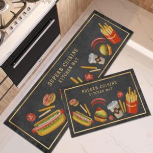 Kit Tapete Jogo Passadeira Cozinha Belga Antiderrapante 2 Pç Promoção