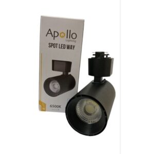 kit Trilho Eletrificado 1m + 4 spots 7w Preto Luz Branco 6500k/Neutro 4000k/Amarelo 3000k