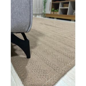 Tapete sala 100% algodão, Conforto e beleza. Prático! Pode ser lavado na máquina! Diversas medidas. - Veneza chocolate