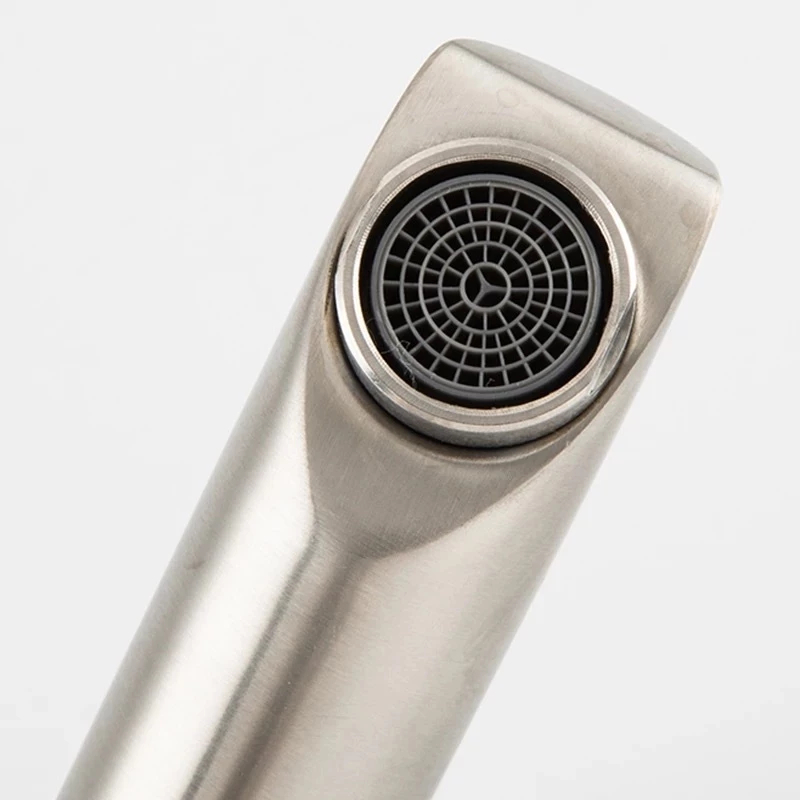 Torneira para banheiro inox metal bancada Torneira fria simples para lavatório