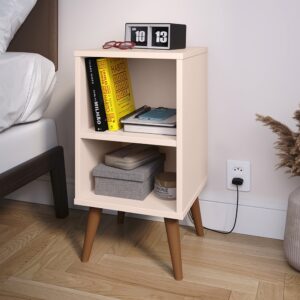 Kit 2 Mesa de Cabeceira ou Unitário para Quarto Charme Retrô Várias Cores Apoio de Cama Mesinha - UNITARIO CHARME OFF TOTAL