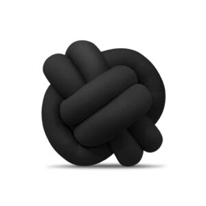 Almofada Nó Nozinho Escandinavo De Luxo - PRETO