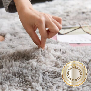 Tapetinho Sala Quarto Peludo Felpudo Grosso 40x60 cm Macio