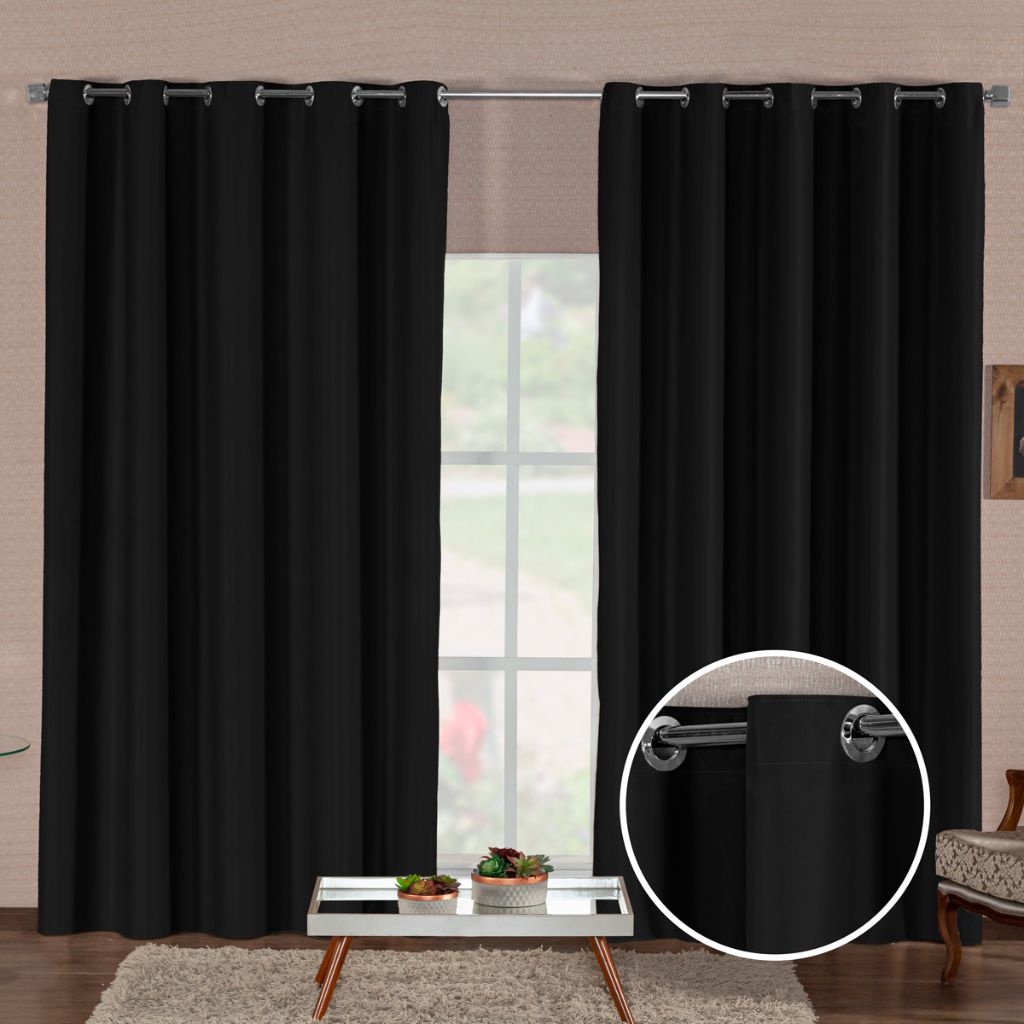 Cortina de Quarto Sala Blackout Corta Luz Blecaute Varias Cores