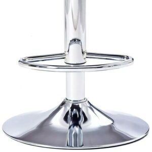 Banqueta Eiffel Giratória Estofada com Encosto Sala de Jantar