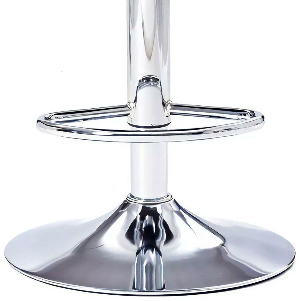 Banqueta Eiffel Giratória Estofada com Encosto Sala de Jantar