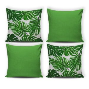 Kit 04 Almofadas 45x45 Decorativa Varios Modelos Com e Sem Enchimento - 11