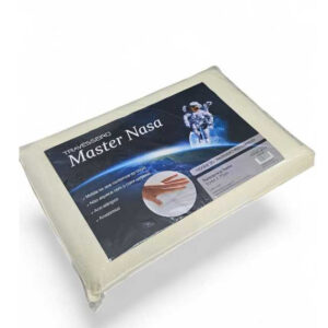 KIT TRAVESSEIRO NASA MASTER VISCOELASTICO MACIO LINHA LUXO ANTIALERGICO ALT 10cm COMFORTAVEL - 01 PEÇA
