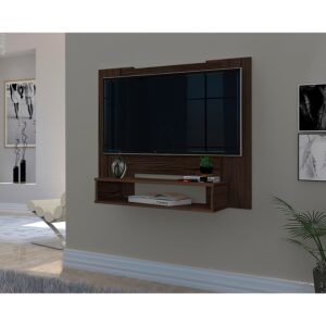 Painel para Tv Smart 50 Polegadas com Prateleira Nicho Quarto Sala Veneza