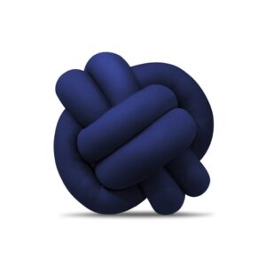 Almofada Nó Nozinho Escandinavo De Luxo - AZUL MARINHO