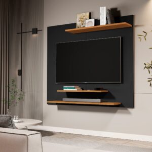 Painel Para Tv até 42 Polegadas - Dubai Com Prateleiras Sala Quarto
