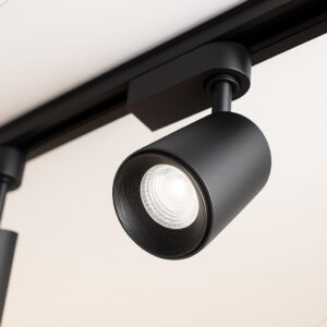 Kit 10 Spot Led 10w 6500k Luz Branco Frio Bivolt 110v/220v Preto Direcionável Trilho Eletrificado