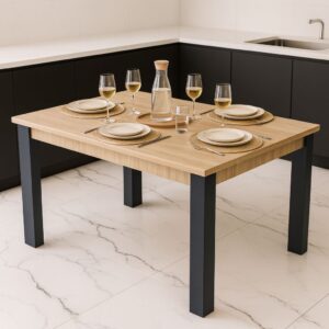 QUEIMA DE ESTOQUE - Mesa de Jantar 120x90cm – Ideal para 4 Lugares Click Web