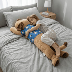 Almofada Xuxão 1,10m Pelúcia Gigante AntiAlérgica Travesseiro Corpo Inteiro Ultra Macio Para Abraçar