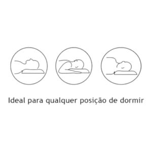 Kit Com 4 Travesseiros Flocos Luckspuma Espuma Macio e Firme 65x45 Antiácaro