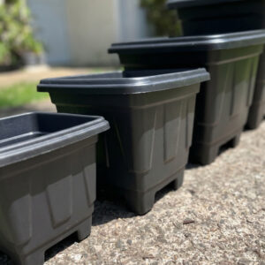 Conjunto 4 Vasos Quadrados Organizadores Armazenamento 1