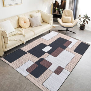 Tapete Belga Luxo 2,40 x 2,00 Estampa Moderna p/ Decoração Sala Escritório Grande - Belga 243