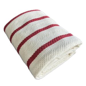 Tapete sala 100% algodão, Conforto e beleza. Prático! Pode ser lavado na máquina! Diversas medidas. - Veneza vermelho