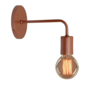 Arandela Parede Vintage Uno Joy Retro Preto Soquete E27