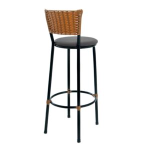 KIT 3 BANQUETAS BANCO ALTO DE COZINHA AREA GOURMET MOVEIS DE JUNCO