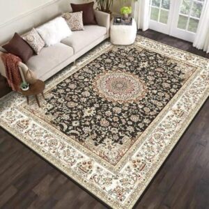 Tapete Belga Luxo 2,40 x 2,00 Estampa Moderna p/ Decoração Sala Escritório Grande - Belga 181