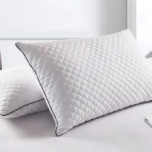 Kit 2 Travesseiros Casal Confortável Toque Macio Antialérgico