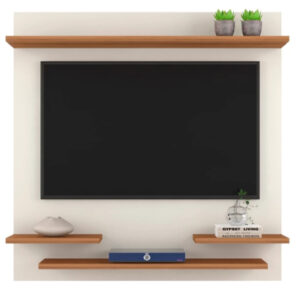 QUEIMA DE ESTOQUE! Suporte Painel Tv Quarto Sala Painel Prateleira Até 32 Polegadas Star - Cores - Off/Nature