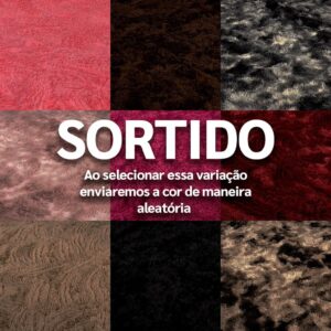 Tapete Passadeira 2,00 x 0,60 Corredor Quarto Sala Beira de Cama Felpudo Peludo - Sortida
