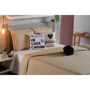 Kit Decorativo Cama Queen Cobre Leito Matelado - Avela