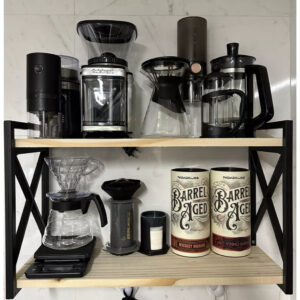 Prateleira Estilo Industrial Modelo X 20x60cm com Suportes e Tábuas de Madeira