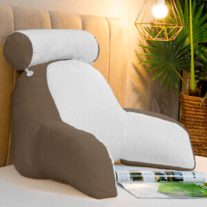 Almofada De Descanso Travesseiro Ergonomico Multiuso - Marrom