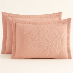 Kit 2 Capas Porta Travesseiro Fronha Matelado - Essência Enxovais - Só belle - Rose