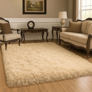 Tapete Sala 2,00 x1,50 Peludo Promoção - Bege